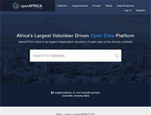 Tablet Screenshot of openafrica.net